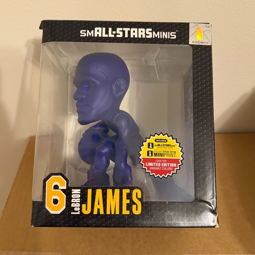 LeBron James Rare Purple Color Variant LA Lakers Mini 6" NBA smALL-STARS-minis